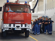 Besichtigung der Werkfeuerwehr der Tropical Islands.