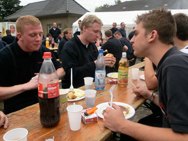 Ein schöner Abschluss des Tages: Das gemeinsame Abendessen.